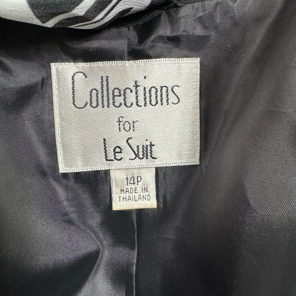 Collections for Le Suit Women’s 3pc Skirt Set Black & White Size 14P - Picture 6 of 16